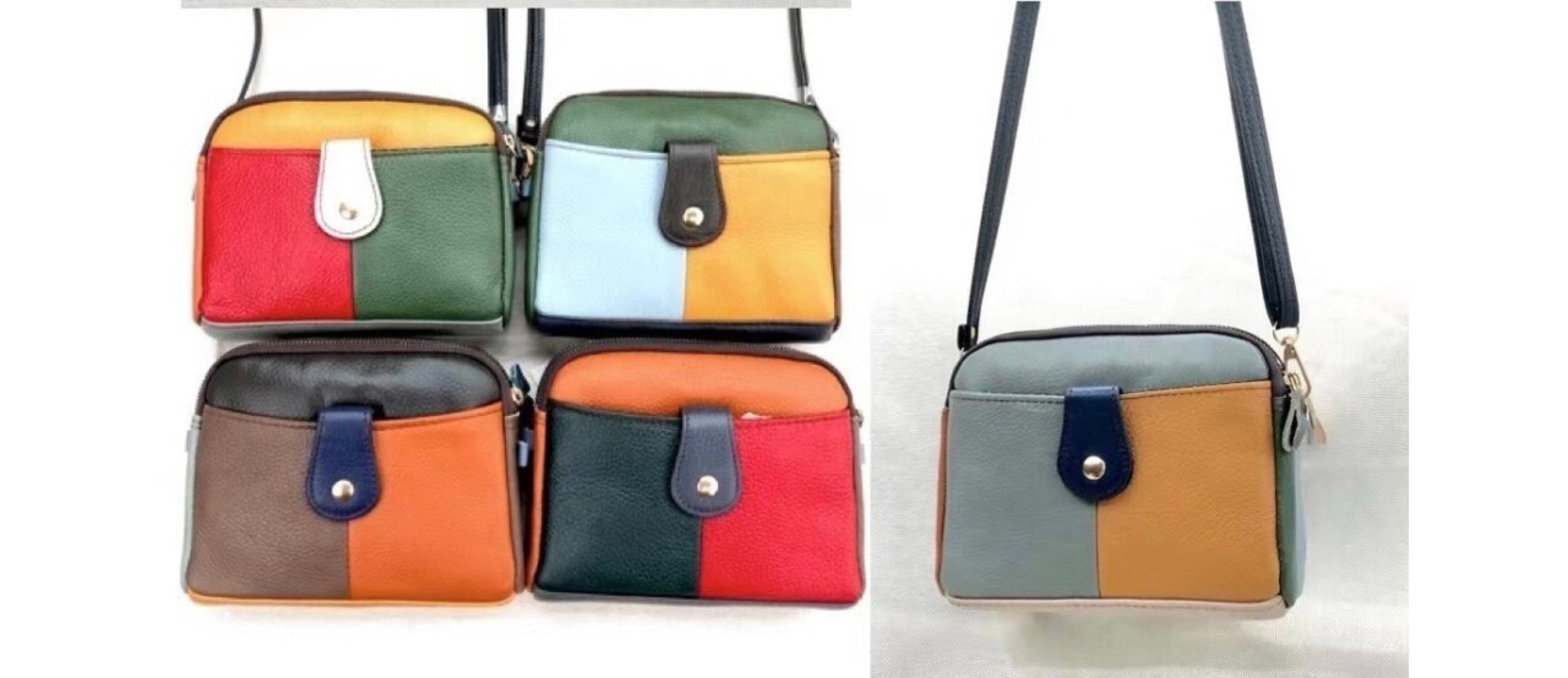 Bolso bandolera mosaico - 1